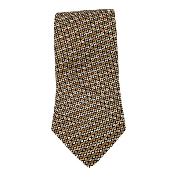 Stefano Ricci Mens Neck Tie Pure Silk Made in Italy Multicolor Diagonal Striped - Picture 4 of 7